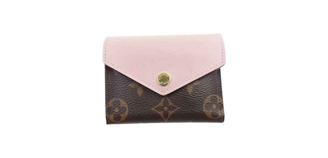 ルイヴィトン 三つ折り財布 M62933 ポルトフォイユ ゾエ モノグラム ローズバレリーヌ ブラウン ピンク 買取実績