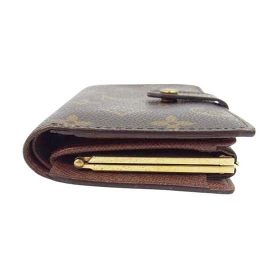 ルイヴィトン M61674 モノグラム ポルトモネ ビエノワ がま口 二つ折り 財布 買取実績 画像
