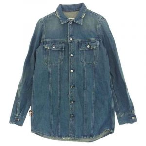 メゾンマルジェラ MM6 16SS S52DL0031 ダメージ デニム シャツ ジャケット 買取実績