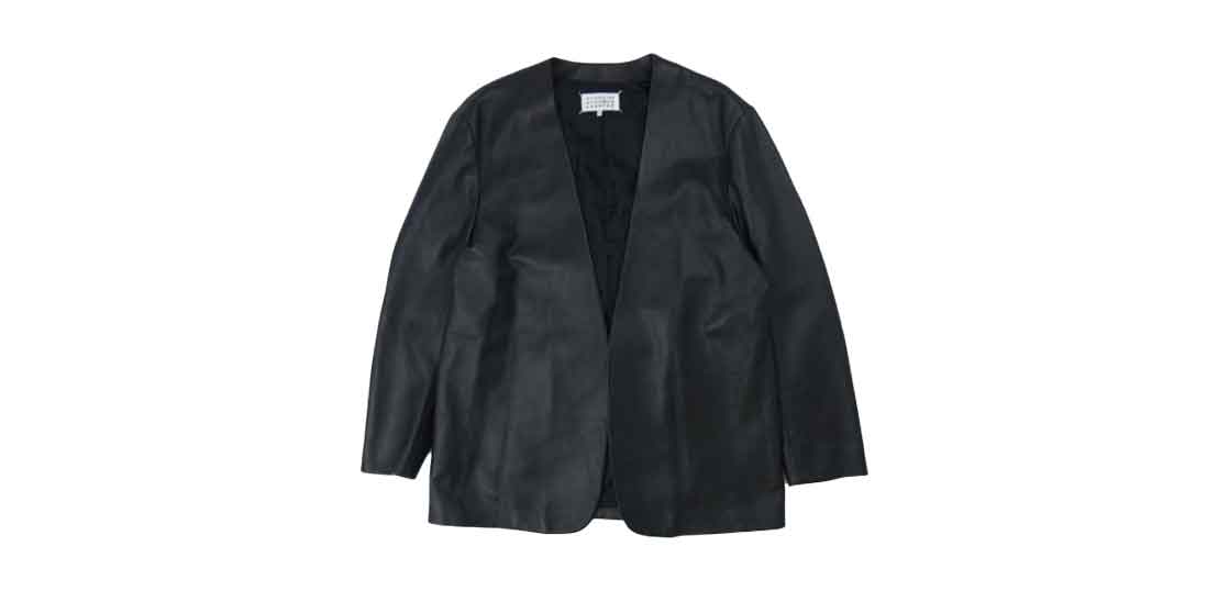 メゾンマルジェラ 17AW S30BN0387SY0678 Collarless Leather Jacket 買取実績