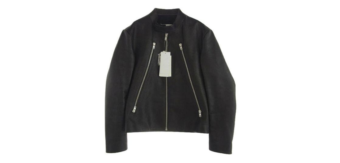 メゾンマルジェラ 21SS S50AM0512 SY1273 14ライン 国内正規品 ハの字 ジップ ゴートレザー シングルライダース ジャケット 買取実績