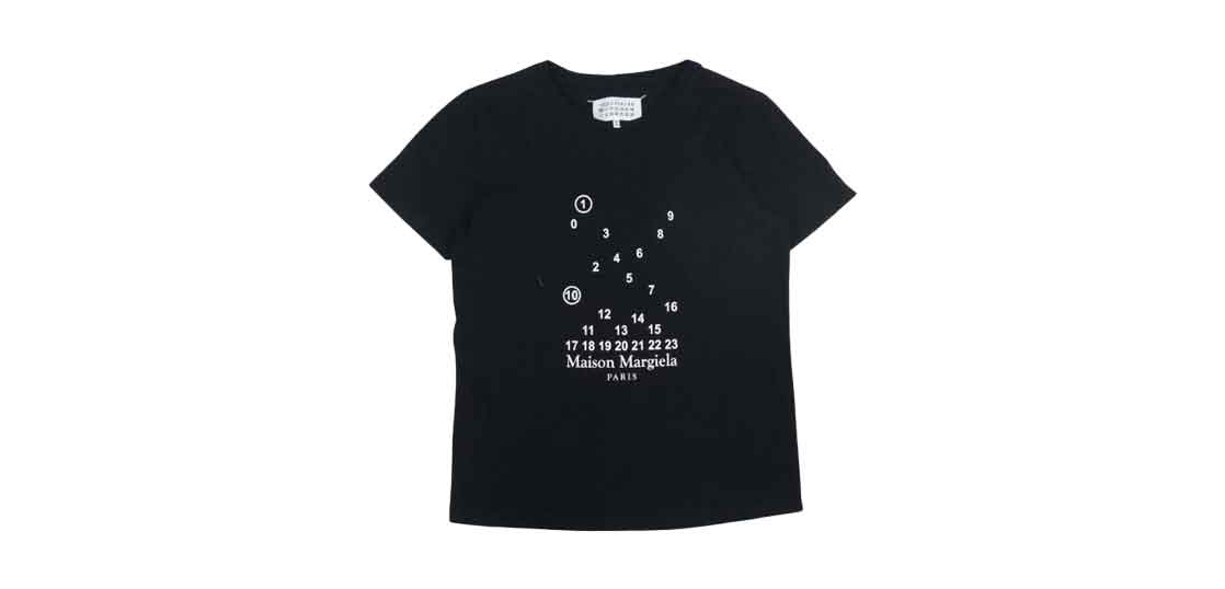メゾンマルジェラ 22AW S51GC0516 S22816 ナンバリング ロゴ ショートスリーブ  Tシャツ 買取実績
