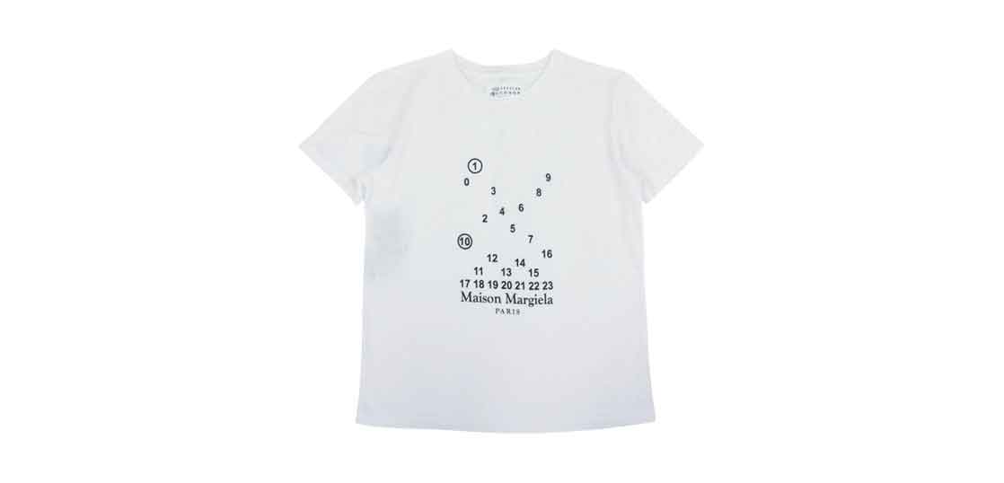 メゾンマルジェラ 22AW S51GC0516 S22816 ナンバリング ロゴ ショートスリーブ シャツ 半袖 Tシャツ 買取実績