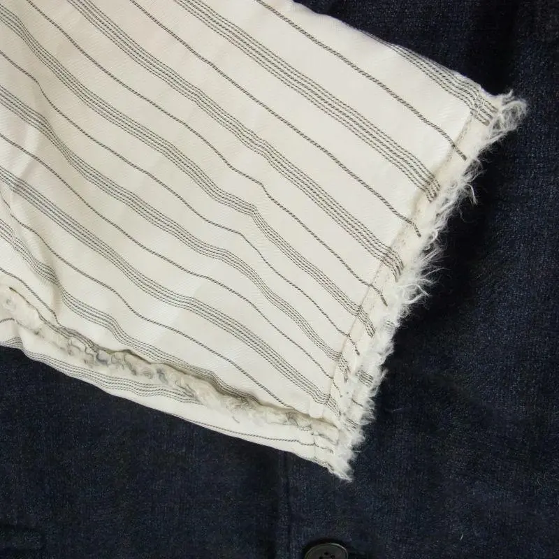 メゾンマルジェラ　インサイドアウトカットソー　白タグ MAISON MARGIELA(メゾンマルジェラ) 18AW Inside-Out Hem-Split Wool