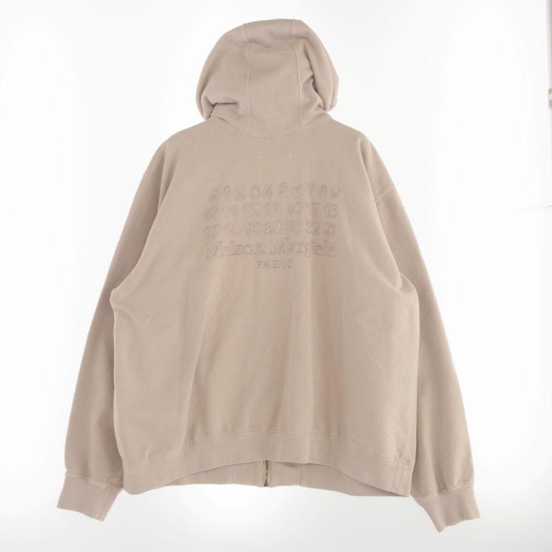 メゾンマルジェラ 24AW S50HG0046 S25520 SWEAT JACKET オーバーサイズ エンブロイダーロゴ ジップアップ スウェット パーカー 買取実績 画像