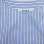 メゾンマルジェラ MM6 2018 ストライプ ノースリーブ ワンピース ブルー 買取実績 画像