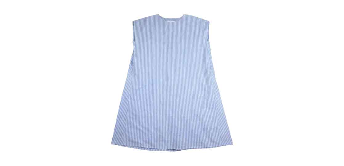 マルジェラ MM6 2018 ストライプ ノースリーブ ワンピース ブルー 買取実績