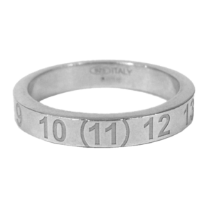 マルジェラ リング SM1UQ0040 POLISHED SILVER NUMBERS LOGO RING 買取実績