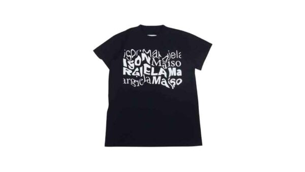 メゾンマルジェラ S51GC0505 S22816 ディストーテッドロゴ 半袖 Tシャツ ブラック 買取実績