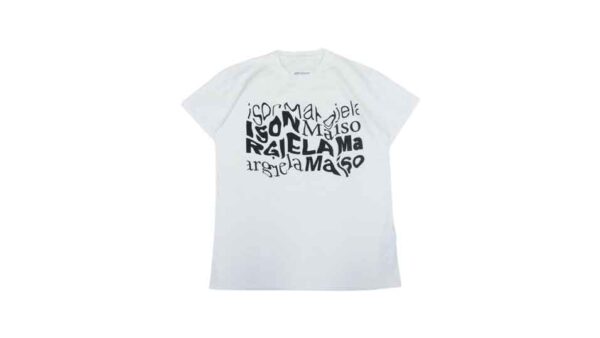メゾンマルジェラ S51GC0505 S22816 ディストーテッドロゴ 半袖 Tシャツ ホワイト 買取実績