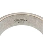 メゾンマルジェラ SM1UQ0047 11 ナンバー エングレーブ リング シルバー 買取実績 画像