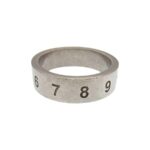 メゾンマルジェラ SM1UQ0047 11 ナンバー エングレーブ リング シルバー 買取実績 画像