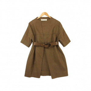 マルニ YACPMAE22CYOTW252-00M47 ハーフスリーブ ベルテッド ノーカラーコート 買取実績