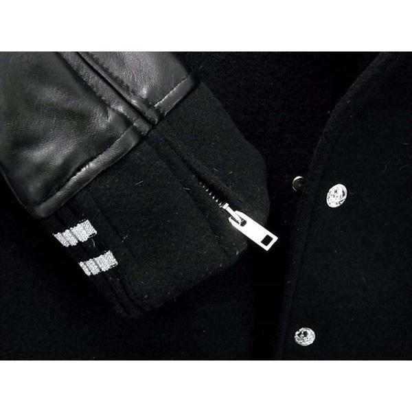 マスターマインド MW17P01-BL006 WORLD LEATHER CASHMERE VARSITY JACKET 買取実績 画像