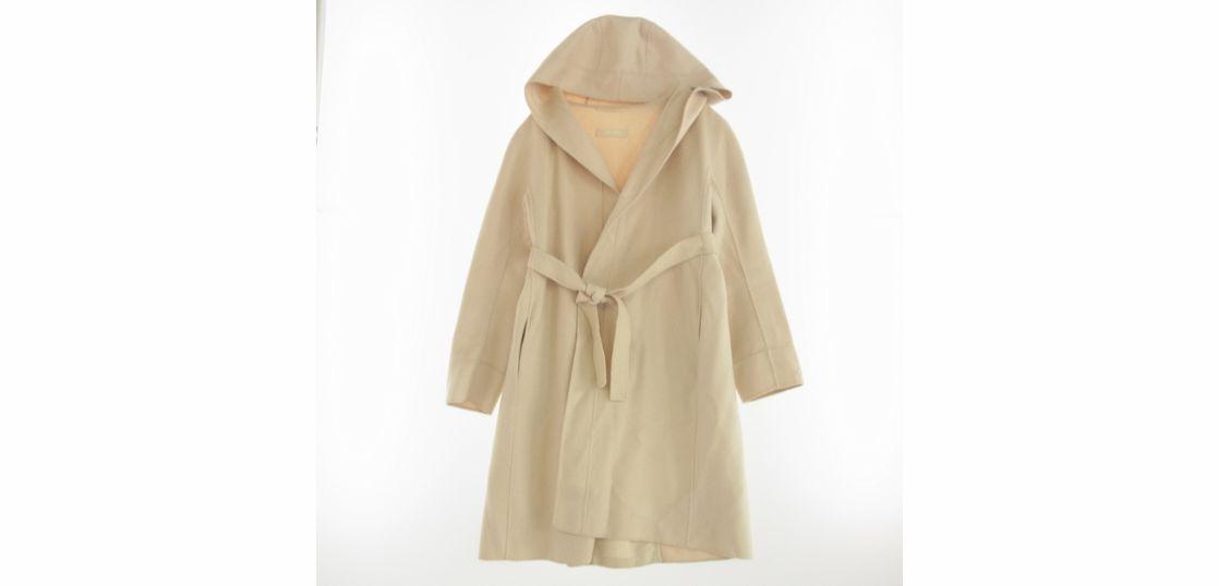 マックスマーラ 90810881 国内正規品 カシミヤ混 ウール フーデッドコート 買取実績