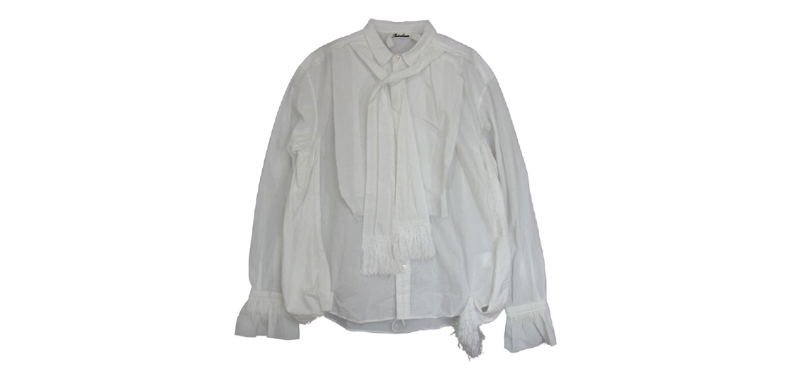 ミドリカワ 20AW MID20AW-SH06 ギャザー フリンジ ボウタイ 長袖 シャツ ブラウス 買取実績