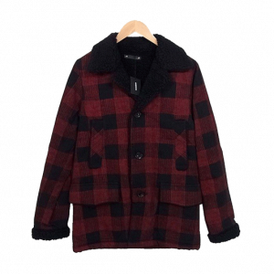 マインデニム 19秋冬 バッファローチェック ボア ランチ コート 買取実績