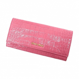 ミュウミュウ 二つ折り長財布 買取実績