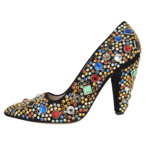 ミュウミュウ ラインストーン ビジュー パンプス 買取実績