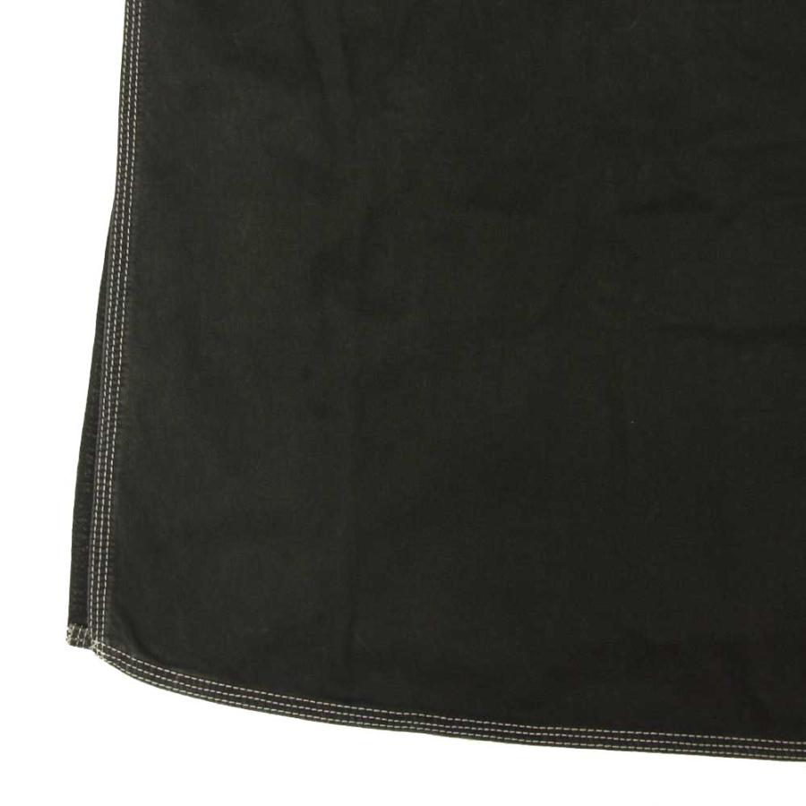 MM6 オーバーサイズ ドレス ステッチ サイドスリット Vネック ワンピース ブラック 買取実績 画像