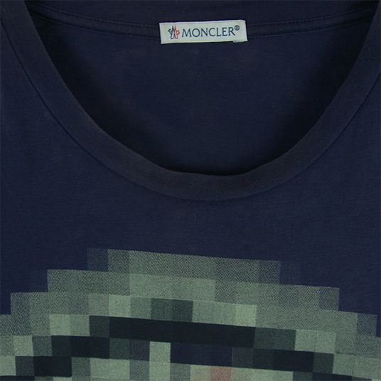 モンクレール B10918007450 国内正規品 MAGLIA モザイクロゴプリント Tシャツ買取実績 画像