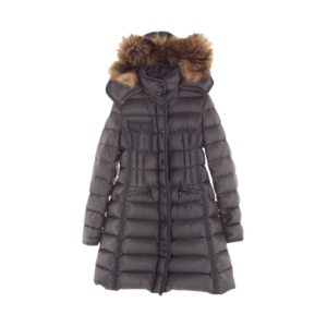 モンクレール エルミファー ファーフード付き ダウンコート ダウンジャケット グレー 買取実績