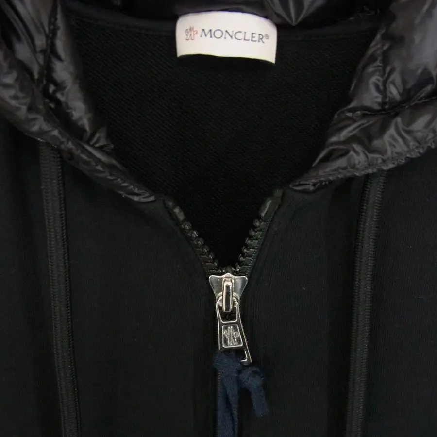 モンクレール MAGLIA CARDIGAN ダウン切替 スウェット ジップ パーカー