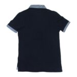 モンクレール ガムブルー 袖ワッペン ボーダー切替 半袖 ポロシャツ 買取実績 画像