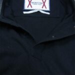 モンクレール ガムブルー 袖ワッペン ボーダー切替 半袖 ポロシャツ 買取実績 画像