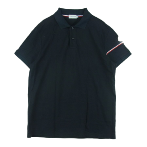モンクレール ポロシャツ 袖トリコロール ライン 鹿の子 コットン 買取実績