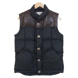 マウンテンリサーチ MTR-1057 ゴートレザー コンチョ ダウン ベスト 買取実績
