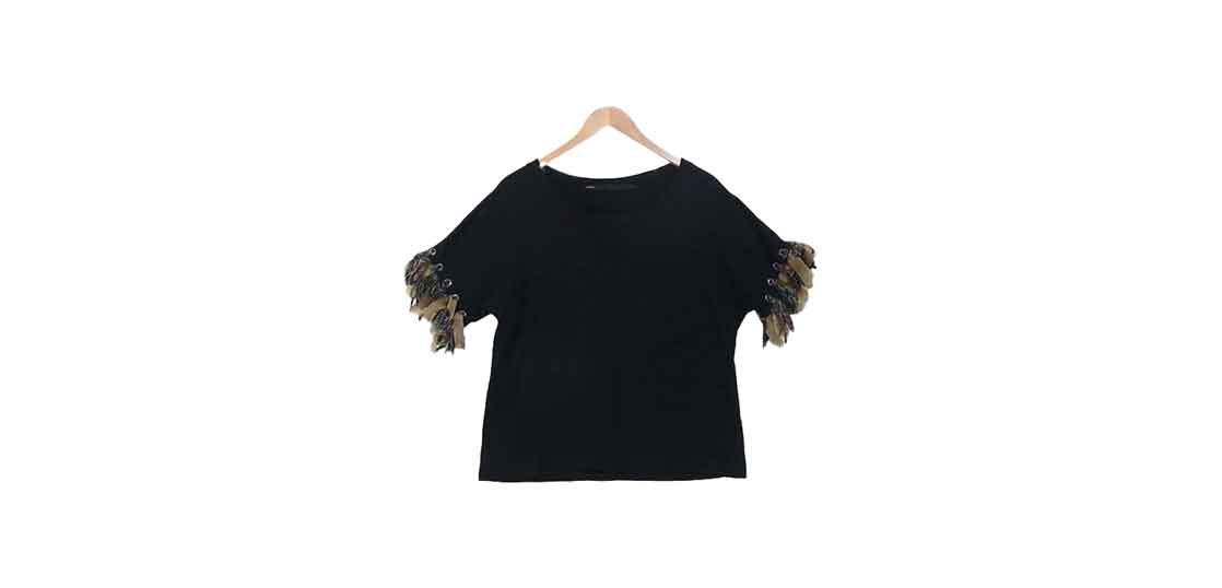 ミュラーオブヨシオクボ ボタニカル フリンジ レディース Tシャツ買取実績