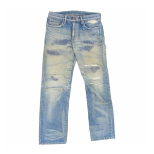 ネイバーフッド 07EX 003-F-28S Scab LEVEL4 サベージ ミディアムストレート セルビッジ ダメージ加工 デニムパンツ 買取実績