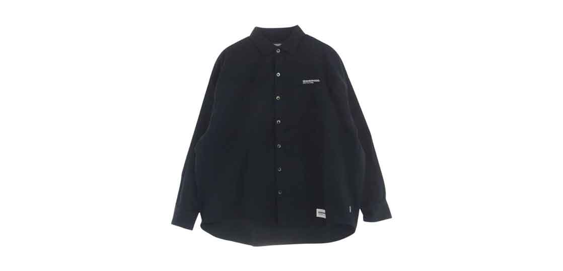 ネイバーフッド 23SS 232SPNH-SHM03 OVER SHIRT LS オーバー シルエット ロゴ刺繍 長袖シャツ 買取実績