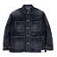 ネイバーフッド  デニムジャケット 24AW CORDUROY COLLAR WASHED COVERALL JACKET INDIGO 242AQNH-JKM03 画像