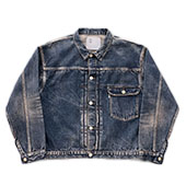 New Manual ニューマニュアル 23SS 伊勢丹限定 #001 T-BACK DENIM JACKET ISETAN EXCLUSIVE デニムジャケット 画像