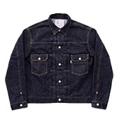 New Manual ニューマニュアル #006 LV 2ND T-BACK JACKET ONE-WASHED セカンド ワンウォッシュ デニムジャケット 画像