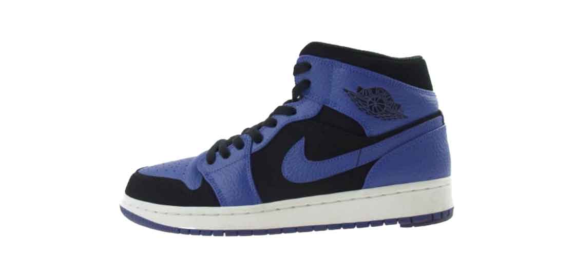 ナイキ 554724-051 エアジョーダン 1 Mid Black Dark Concord  買取実績