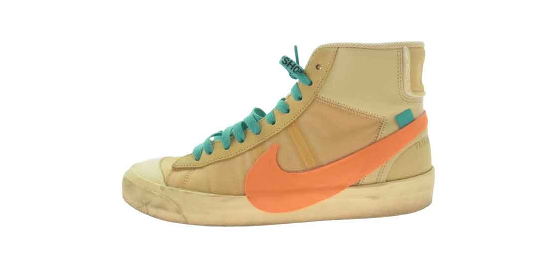 ナイキ × オフ ホワイト HE 10 : NIKE BLAZER MID CANVAS AA3832-700 買取実績