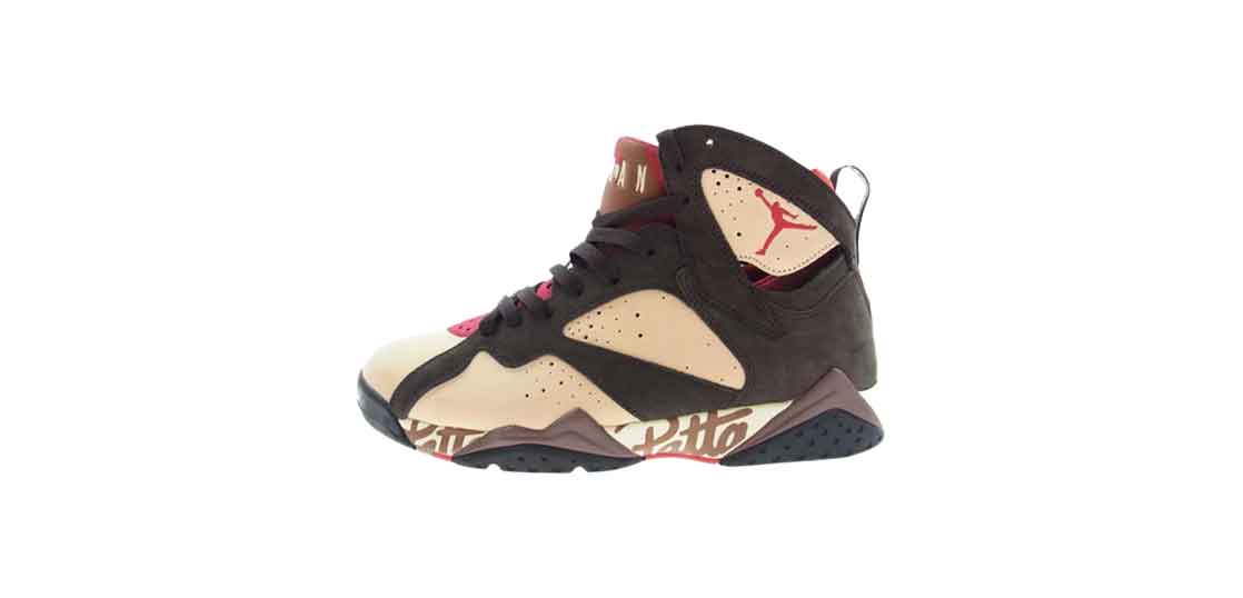シューズ(男性用) NIKE Air Jordan 7 Retro PATA AT3375 200 楽天市場】NIKE AIR JORDAN 7 RETRO PATTA shimmer/tough red