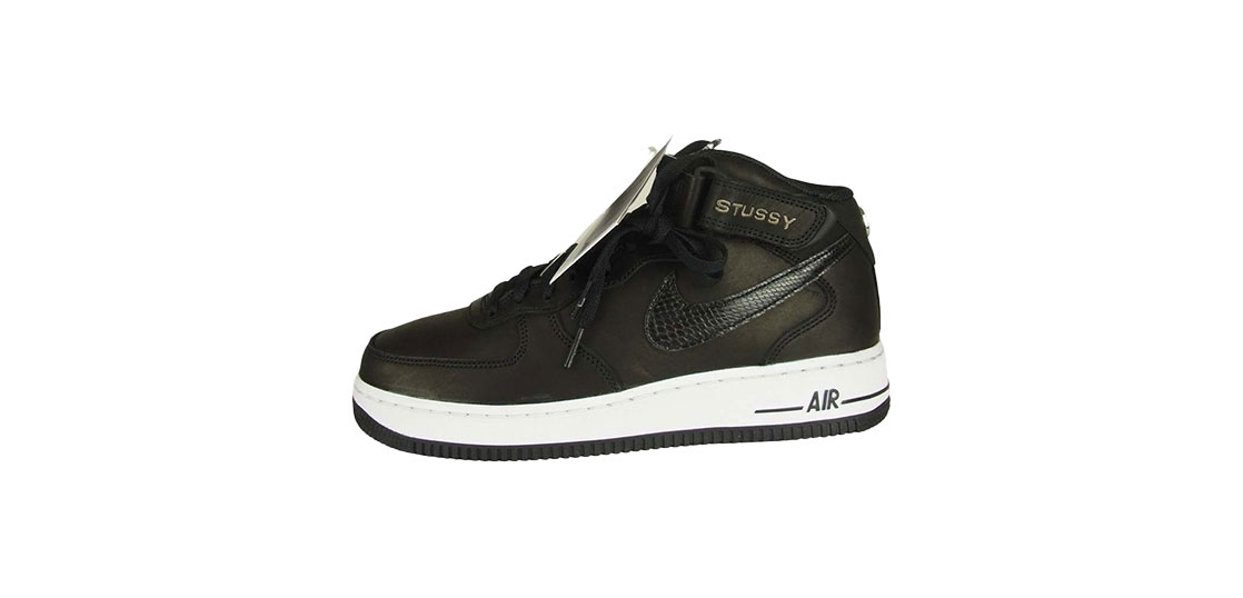 ナイキ DJ7840-001 Stussy AIR FORCE 1 Mid Black 買取実績