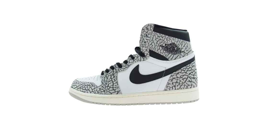 ナイキ DZ5485-052 エアジョーダン1 ハイ OG ホワイト セメント グレー マルチカラー 買取実績