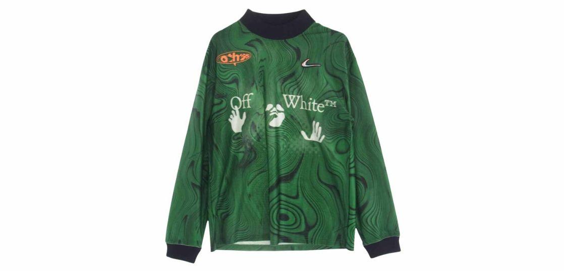 美品　NIKE×off white ナイロンジャケット　ラスト1点！ NIKE ナイキ オフホワイト off-white ナイロンジャケット 新品 L