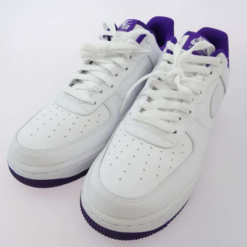 ナイキ CJ1380-100 Air Force 1 Low '07 Voltage Purple エア フォース ロー ボルテージ パープル スニーカー 買取実績 画像