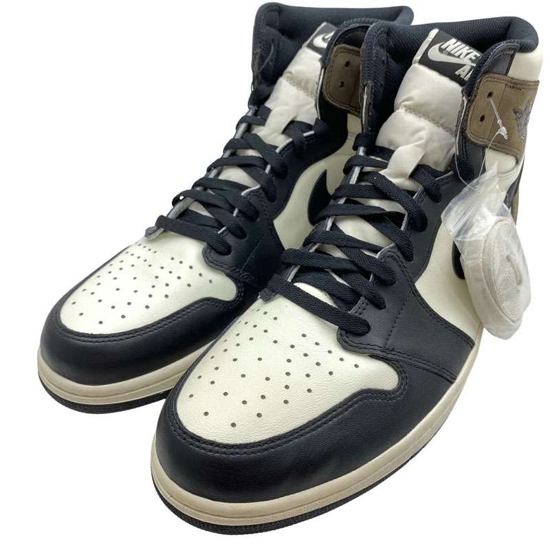 ナイキ 20AW 555088-105 Air Jordan 1 High OG Sail Dark Mocha エアジョーダン1 ハイ OG セイル ダークモカ ハイカット スニーカー 買取実績 画像