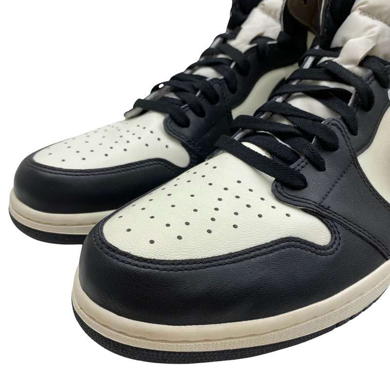 ナイキ 20AW 555088-105 Air Jordan 1 High OG Sail Dark Mocha エアジョーダン1 ハイ OG セイル ダークモカ ハイカット スニーカー 買取実績 画像