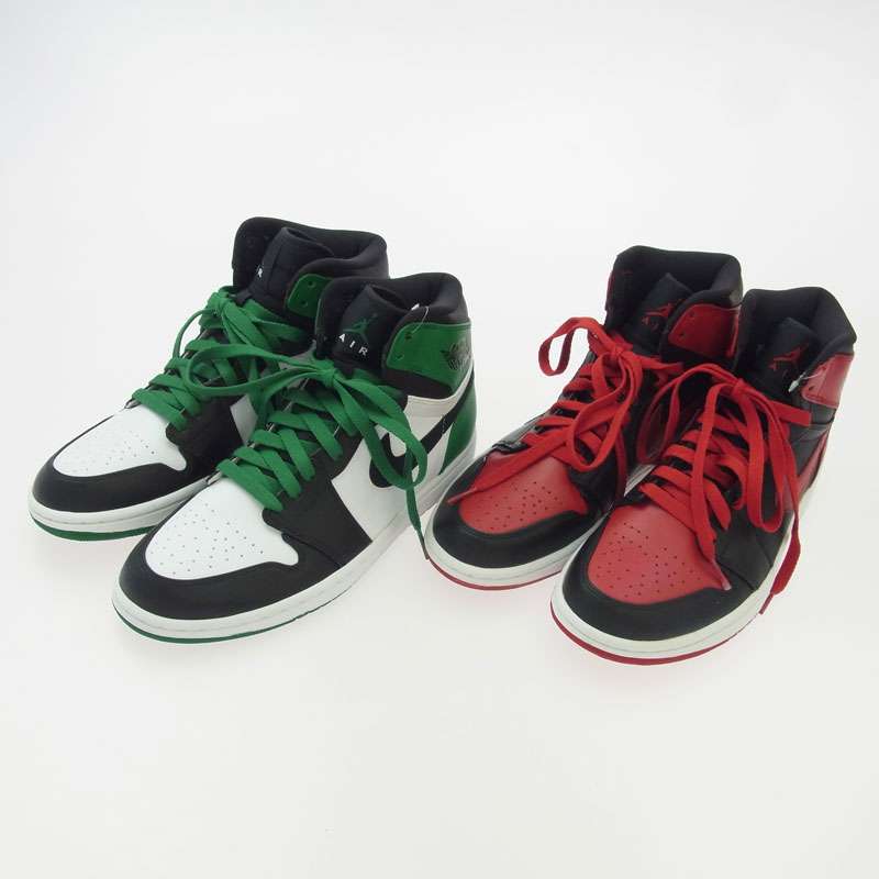 ナイキ 332550-061 332550-101 フェイクバスターズ鑑定済 Air Jordan 1 Defining Moments Pack One 60 Pts エアジョーダン1 ディファイニング モーメンツ パック ワン 60 Pts スニーカー セット 買取実績 画像