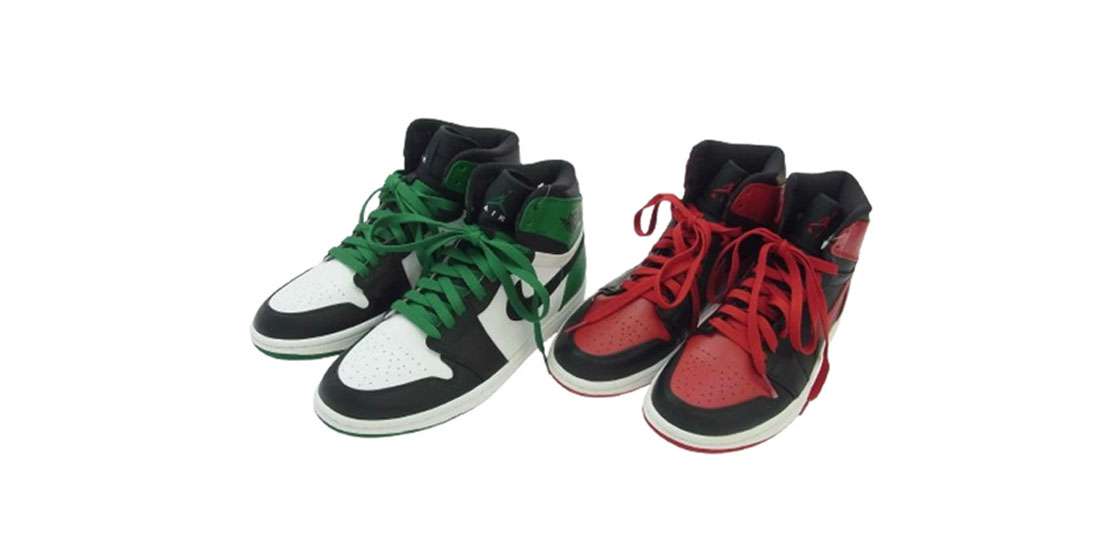 ナイキ 332550-061 332550-101 フェイクバスターズ鑑定済 Air Jordan 1 Defining Moments Pack One 60 Pts 買取実績