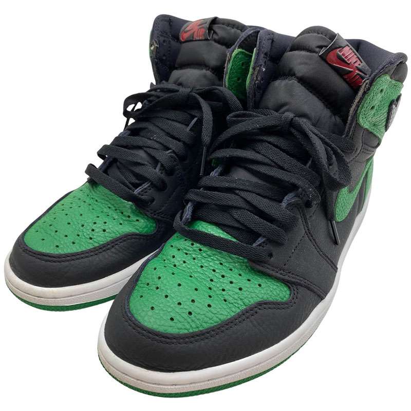 ナイキ 555088-030 Air Jordan 1 Retro High OG Black Pine Green AJ1 エアジョーダン1 レトロ ハイカットスニーカー 買取実績 画像