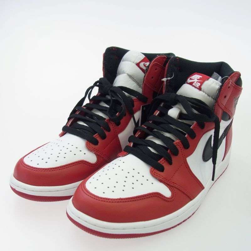 ナイキ 555088-101 Air Jordan 1 Retro High Chicago 2015 エアジョーダン1 レトロ ハイ シカゴ スニーカー 買取実績 画像